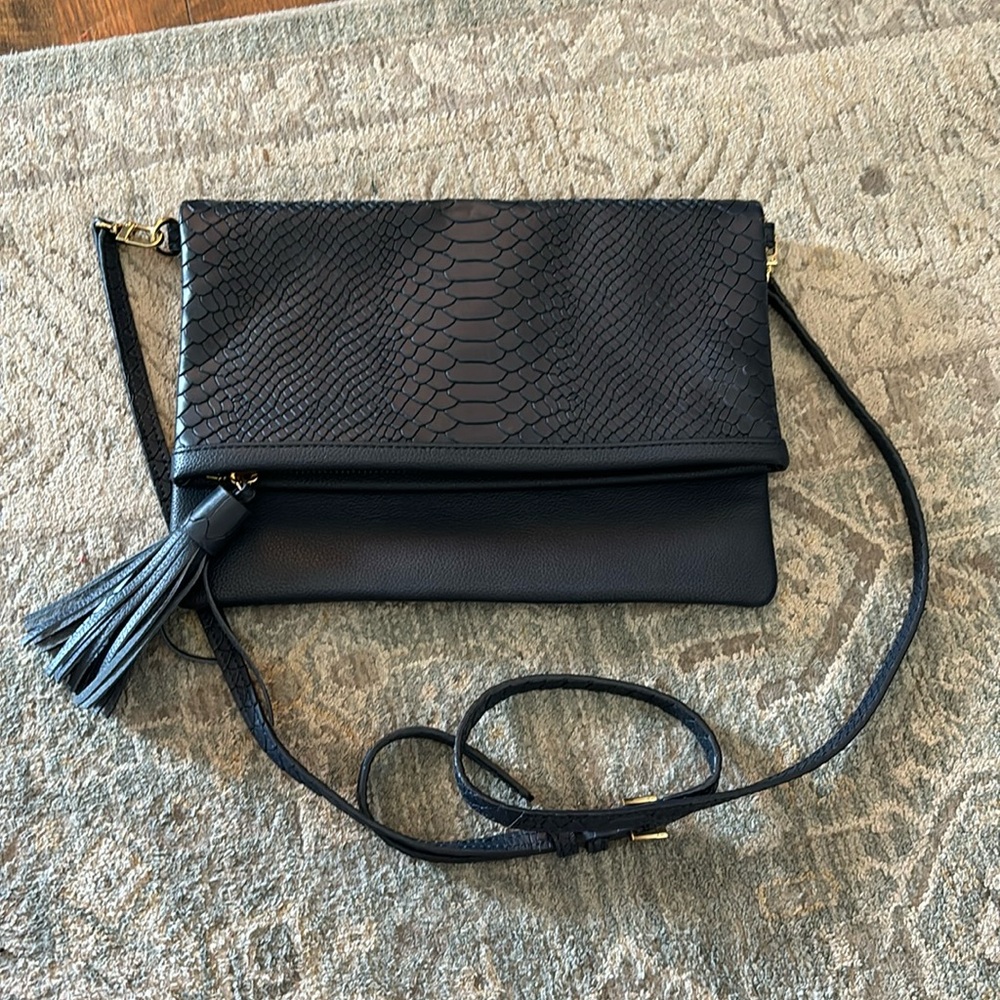 NWOT Gigi New York blue crossbody or clutch